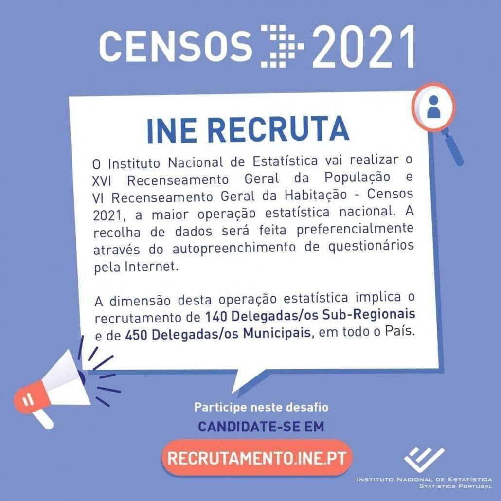 censos 2021 recrutamento