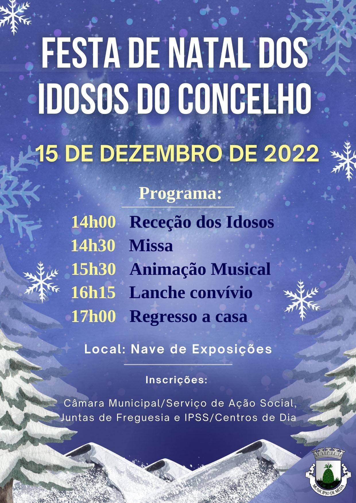 festa de Natal dos Idosos do Concelho 2022