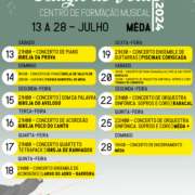 Cartaz Estágio Verão Concertos